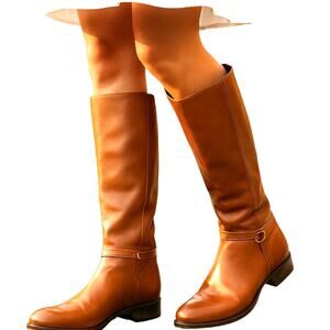 Hamlet 8.5 Brown Women's Knee Length Riding Boot 8 1/2 Pull On